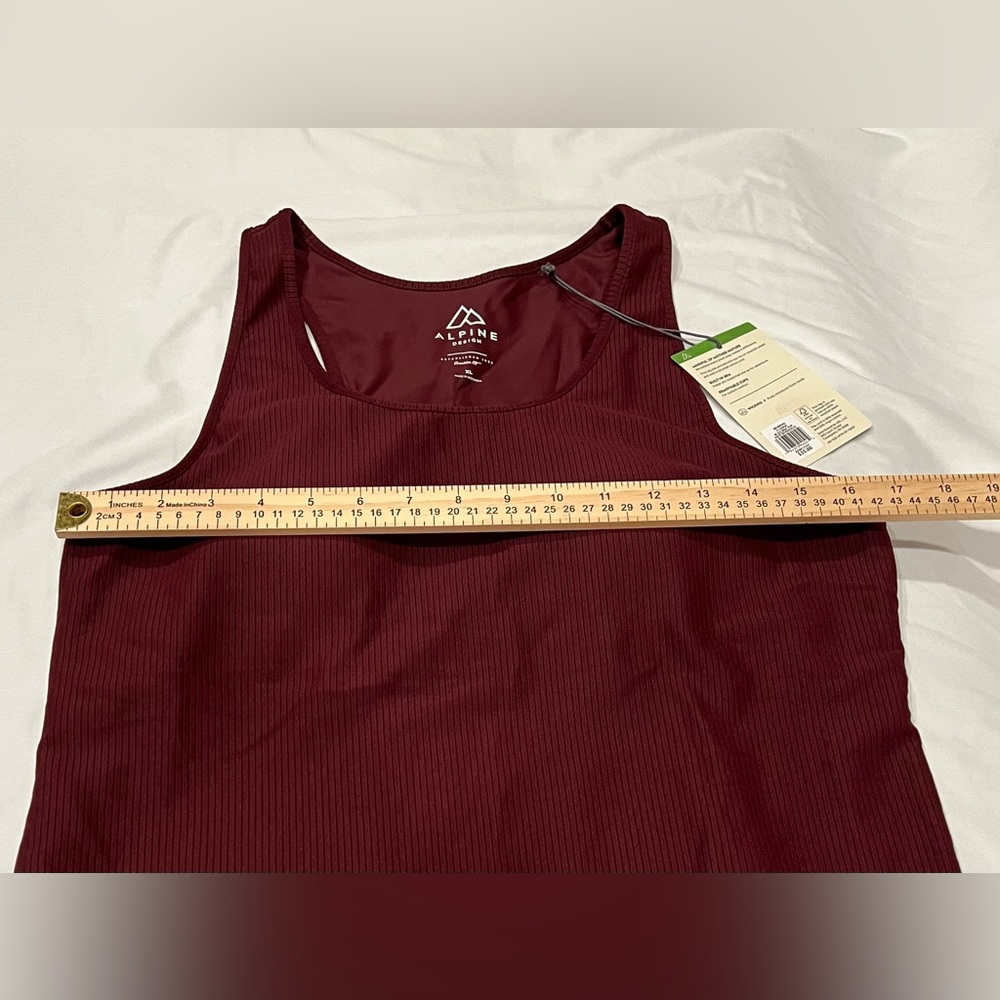 Alpine Design Women's Ascent Bra Ribbed Racerback Tank Top XL - Picture 7 of 8